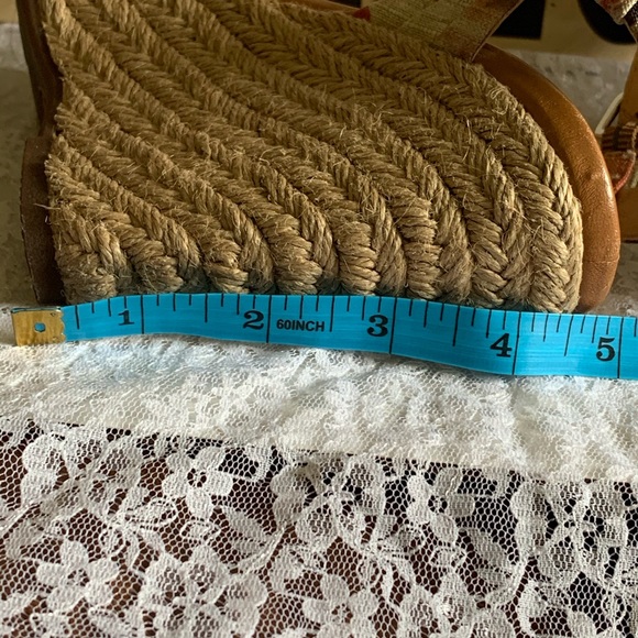 Sofft | Sofft Peggie Tropical Espadrille Wedges Sandals Size 7. - Picture 9 of 10